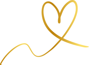 Gold Heart Divider